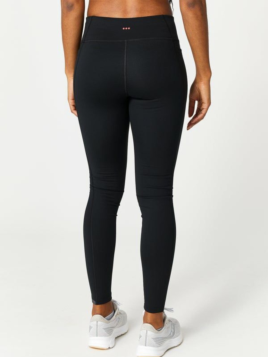 Capris Tights & Pants * | Saucony Women'S Core Solstice Tight Black Wholesale