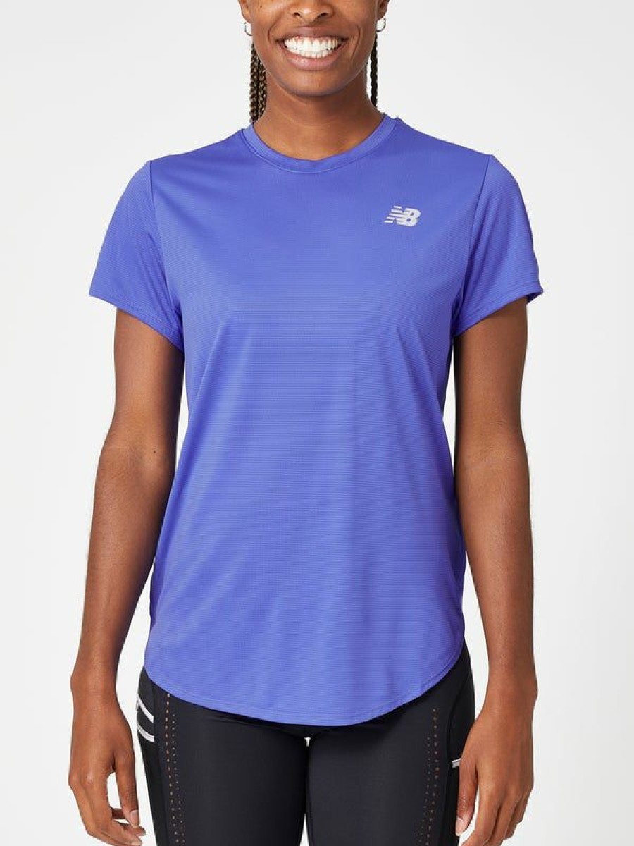 Short Sleeve Shirts * | New Balance Women'S Summer Accelerate Short Sleeve Wholesale