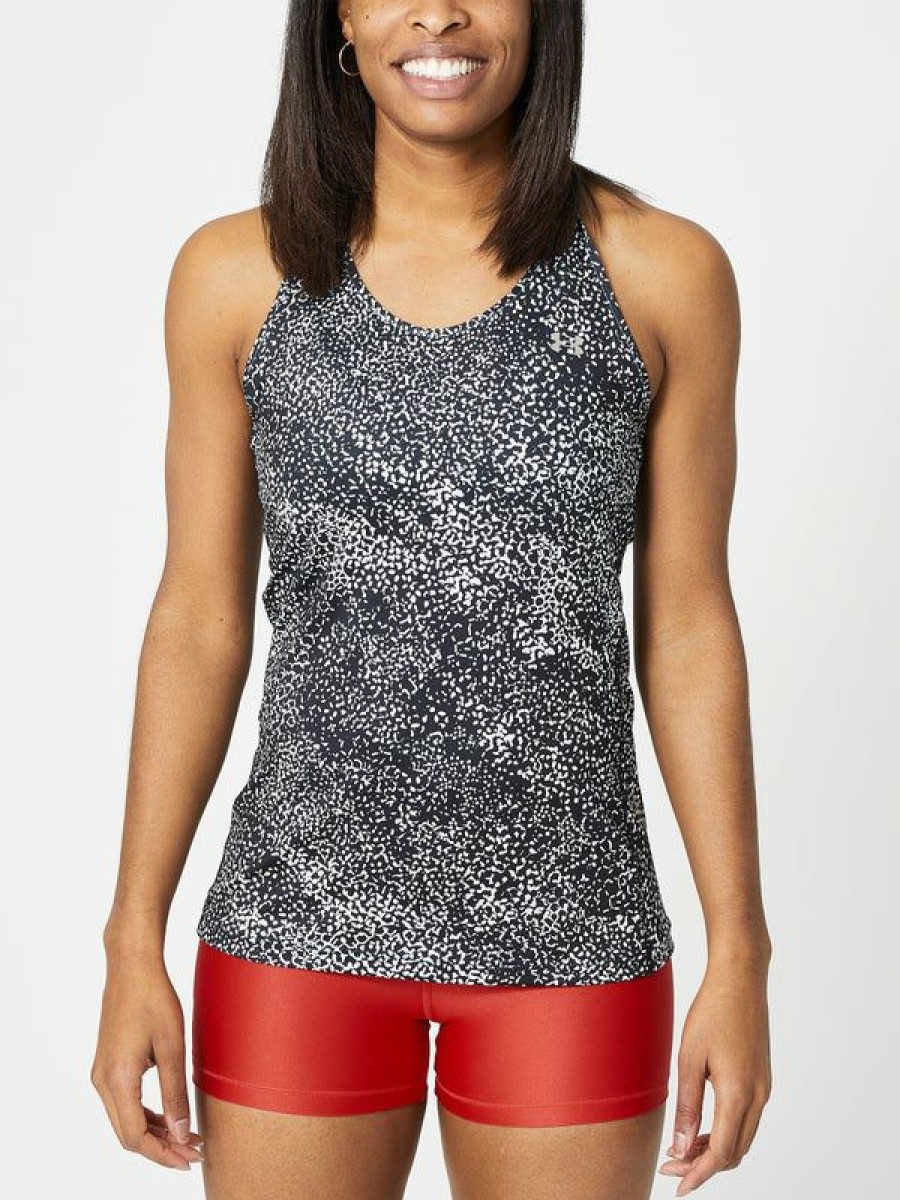 Tanks And Singlets * | Under Armour Women'S Core Heatgear Armour Racer Print Cheaper