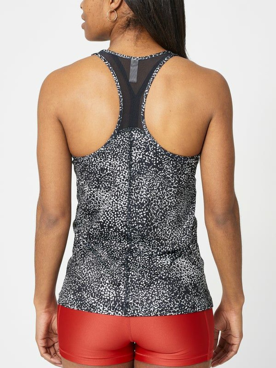 Tanks And Singlets * | Under Armour Women'S Core Heatgear Armour Racer Print Cheaper