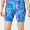 Shorts & Skirts * | Rabbit Women'S Leggy 7 Short Navy Purple Print Fire Sale