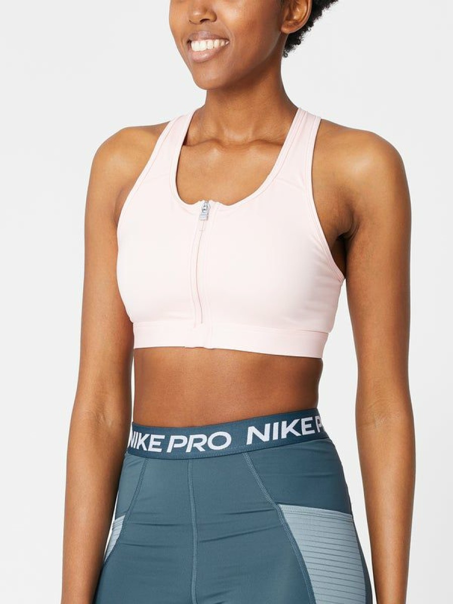 Running Sports Bras * | Nike Women'S Summer Swoosh Zip Front Bra Promotions