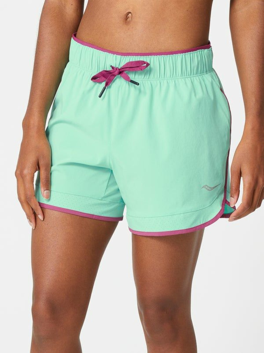 Shorts & Skirts * | Saucony Women'S Spring Outpace 5 Short Wholesale