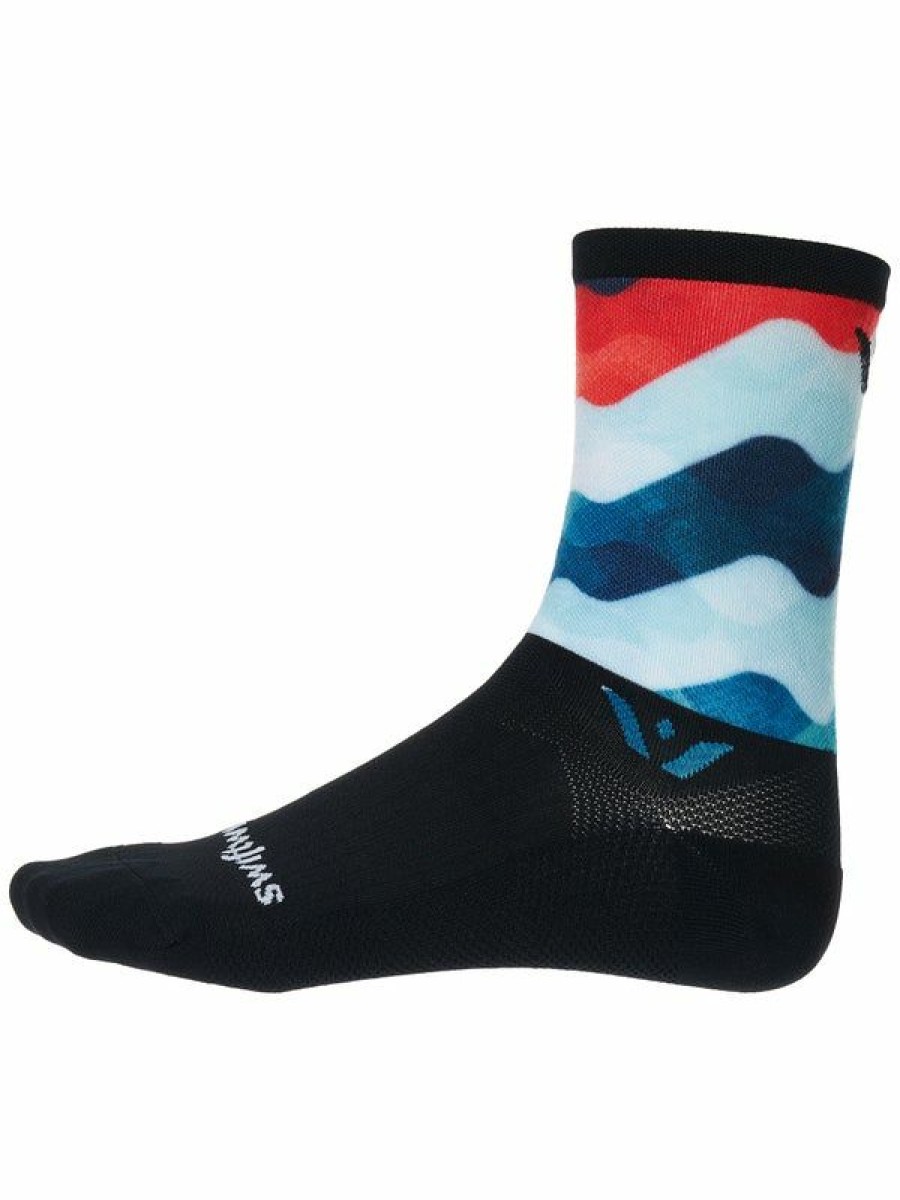 Socks * | Swiftwick Vision Six Socks Impression Freedive Crazy Deals