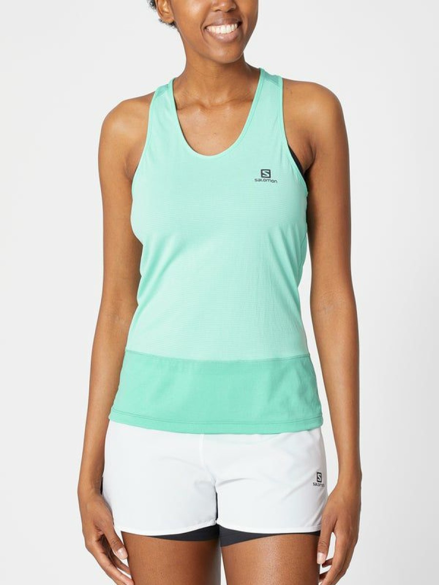 Tanks And Singlets * | Salomon Women'S Cross Run Tank Cheaper