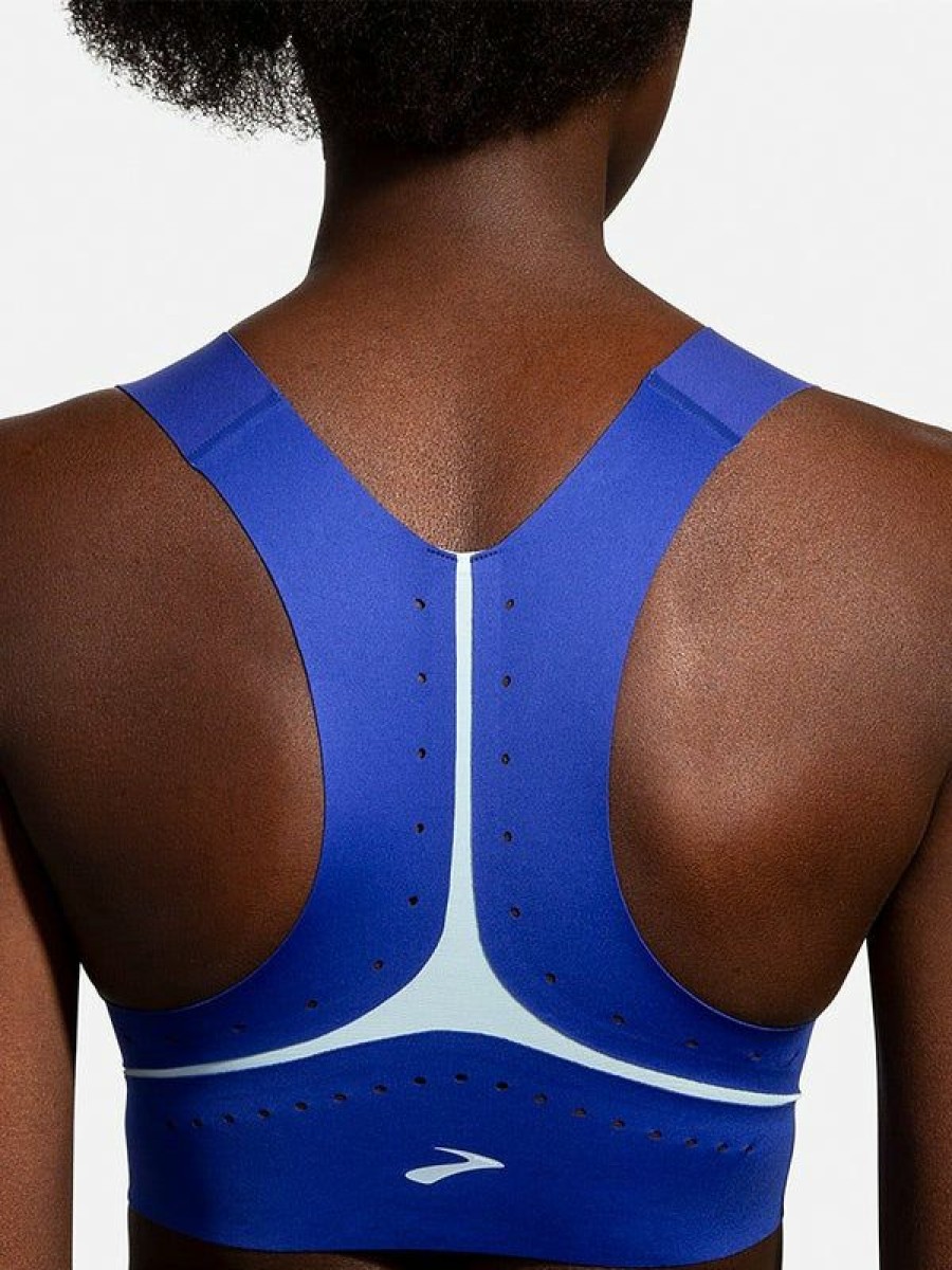 Running Sports Bras * | Brooks Spring Dare High-Neck Bra Sells Cheap