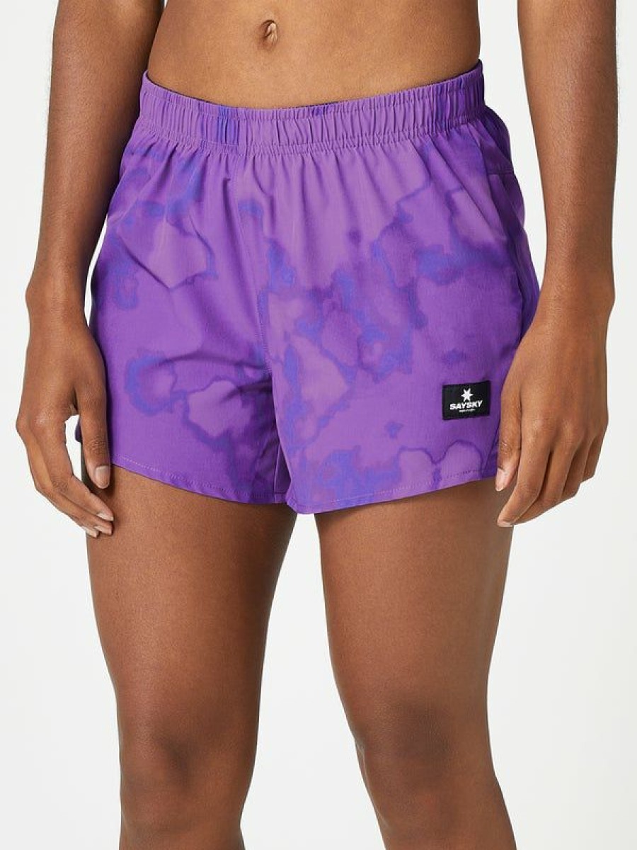 Shorts & Skirts * | Saysky Women'S Pacer Short Purple Toxicity Lower Price