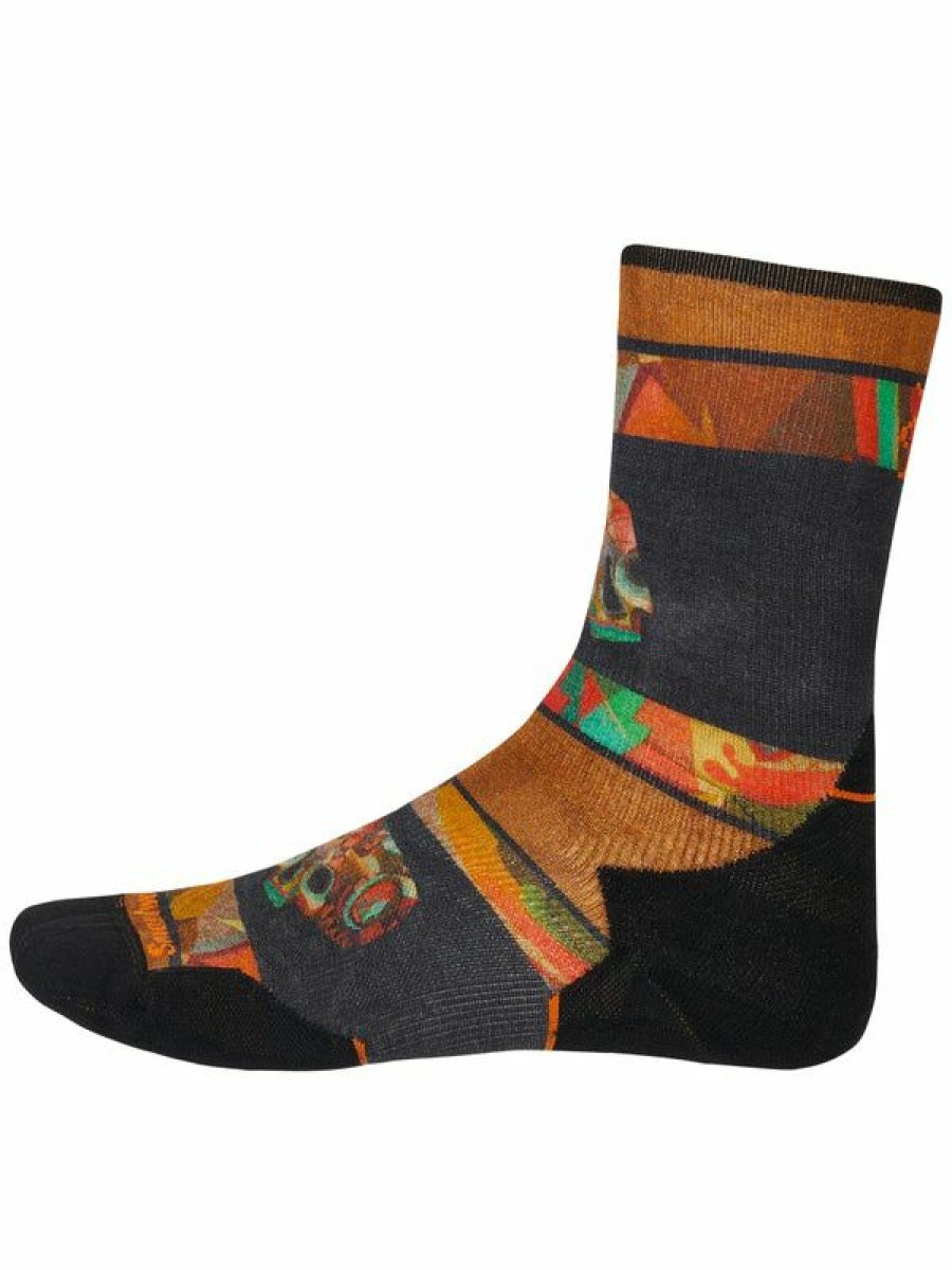 Socks * | Smartwool Women'S Run Print Crew Socks Acorn Sells Cheap