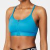 Running Sports Bras * | Nike Women'S Summer Dri-Fit Indy Zip Front Bra Discount Online