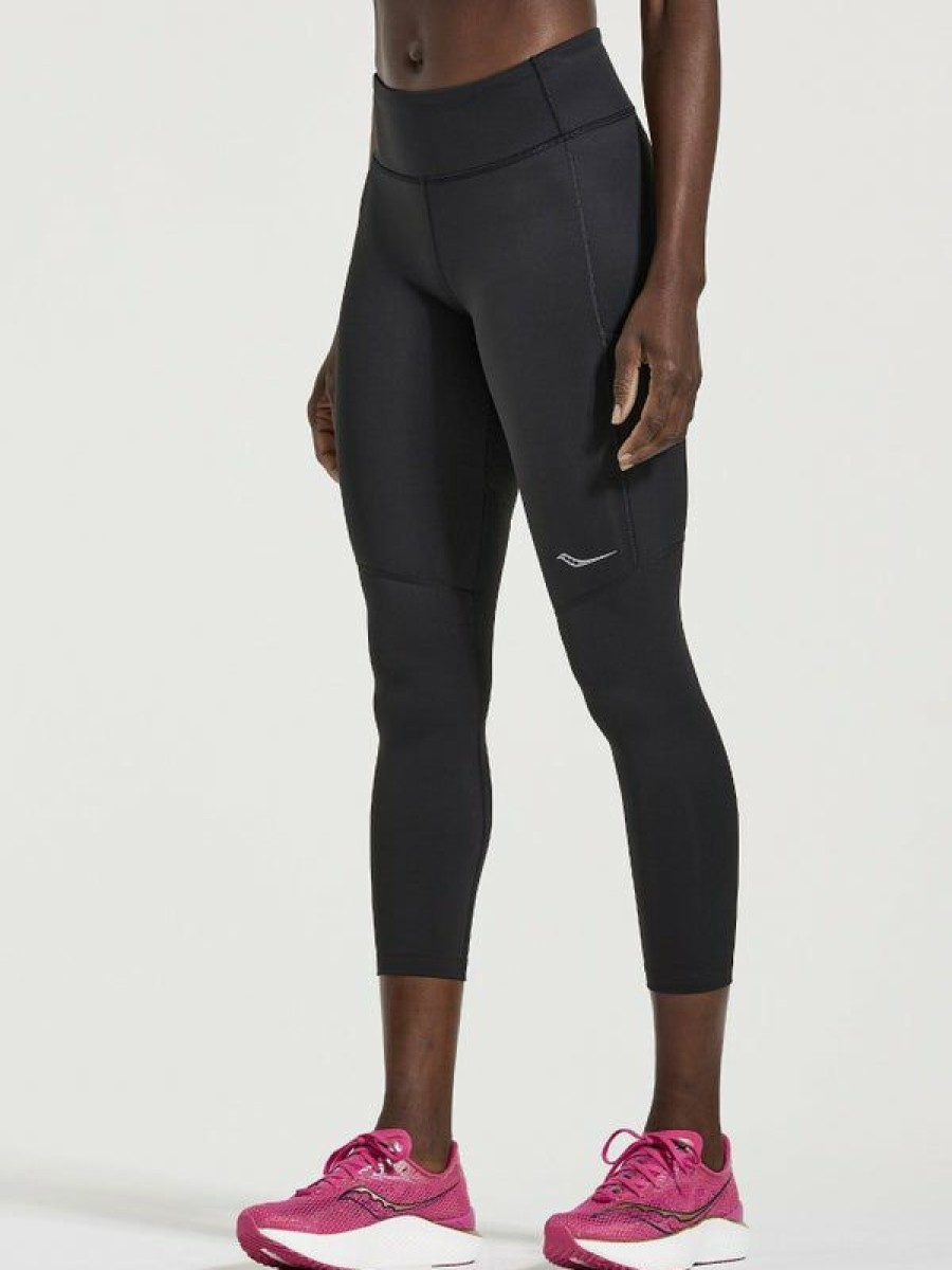 Capris Tights & Pants * | Saucony Women'S Core Fortify Crop Tight Cheaper