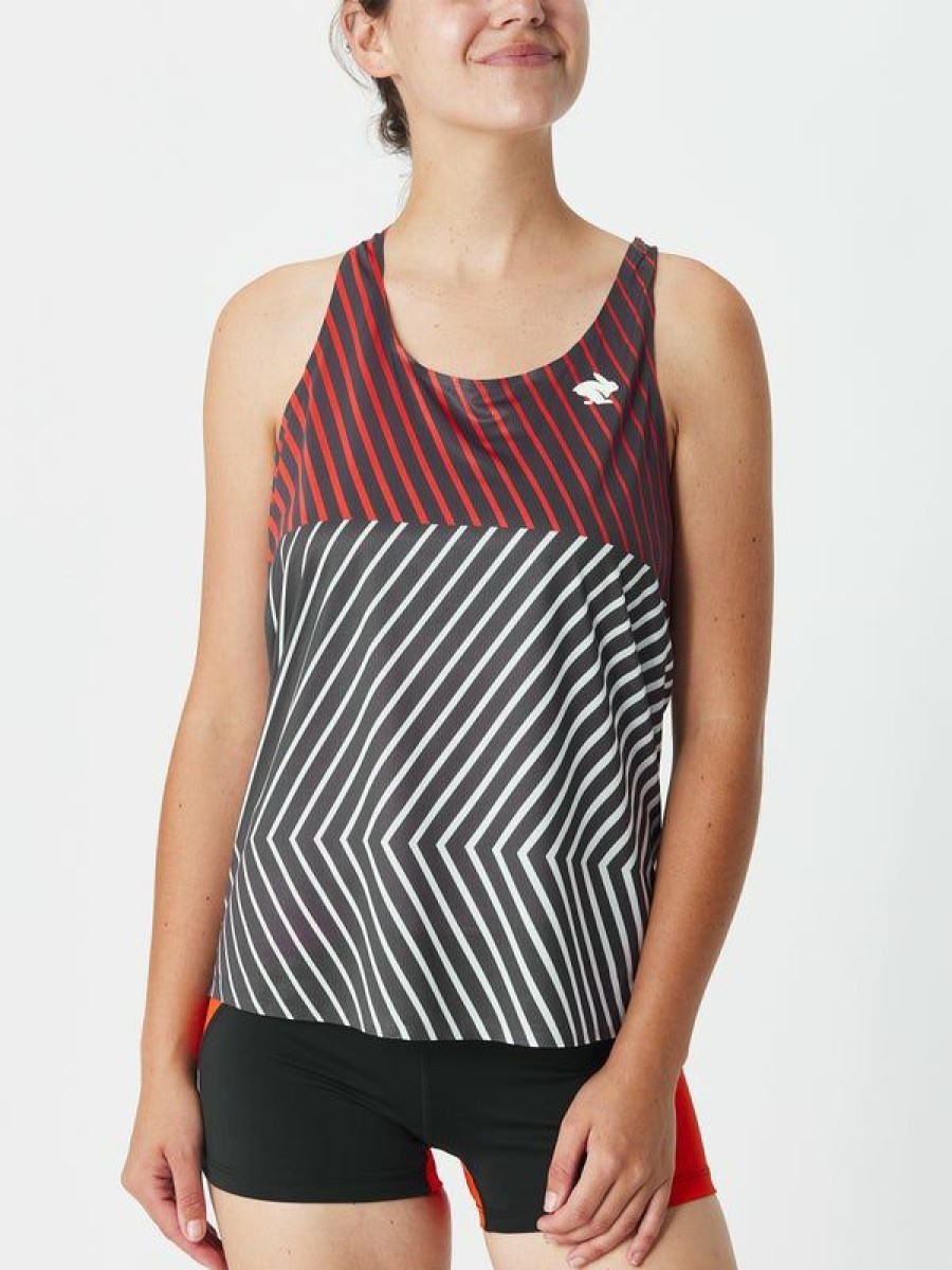 Tanks And Singlets * | Rabbit Women'S Speedeez Singlet Cherry Tomato Lower Price