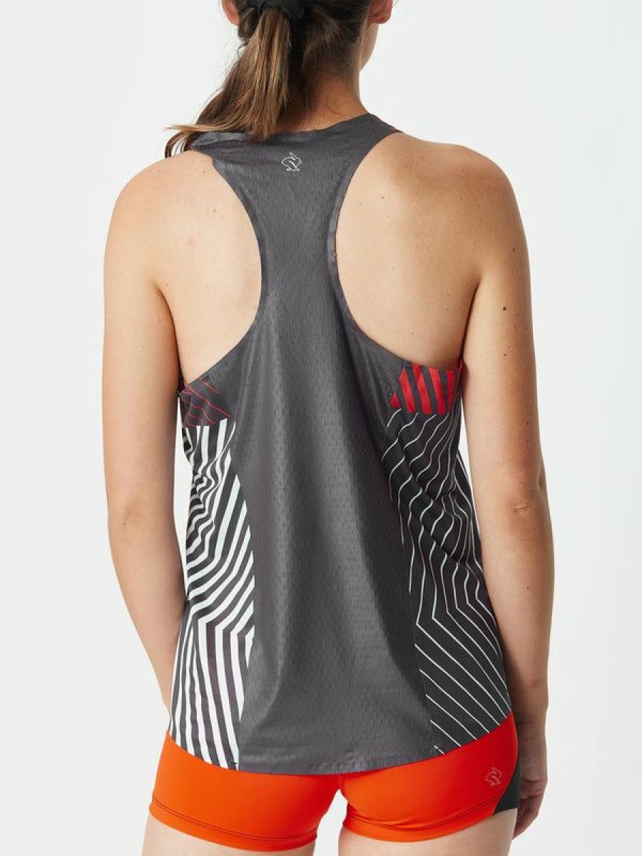 Tanks And Singlets * | Rabbit Women'S Speedeez Singlet Cherry Tomato Lower Price