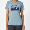 Short Sleeve Shirts * | Patagonia Women'S Core Capilene Gph Shirt Plume Gry Sales