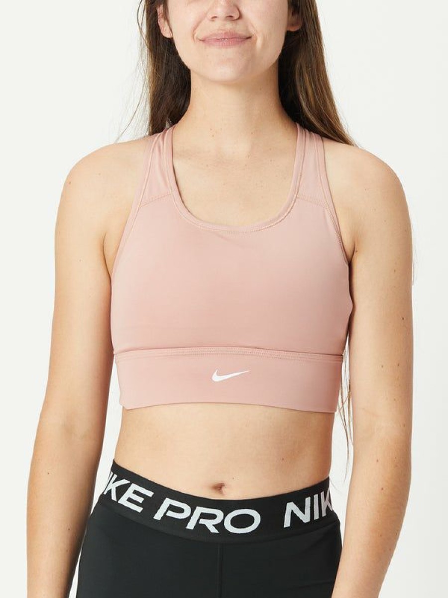 Running Sports Bras * | Nike Spring Swoosh Long Line Bra Discount Online