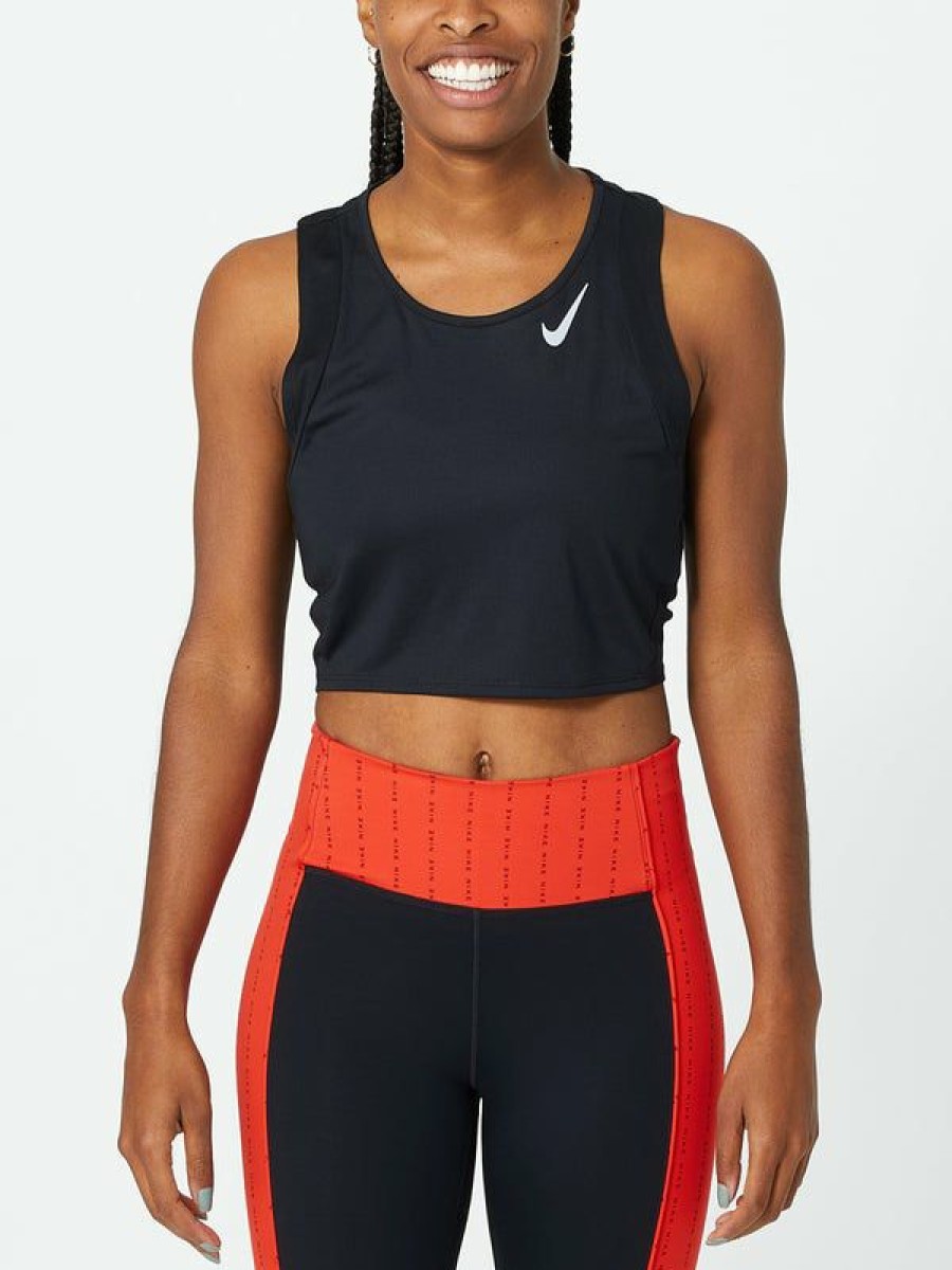 Tanks And Singlets * | Nike Women'S Core Dri-Fit Race Crop Special