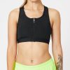 Running Sports Bras * | Nike Core Dri-Fit Swoosh Zip Front Bra Discount Online