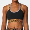 Running Sports Bras * | Janji Groundwork Pace Bra Batik Amber Midnight Print Wholesale