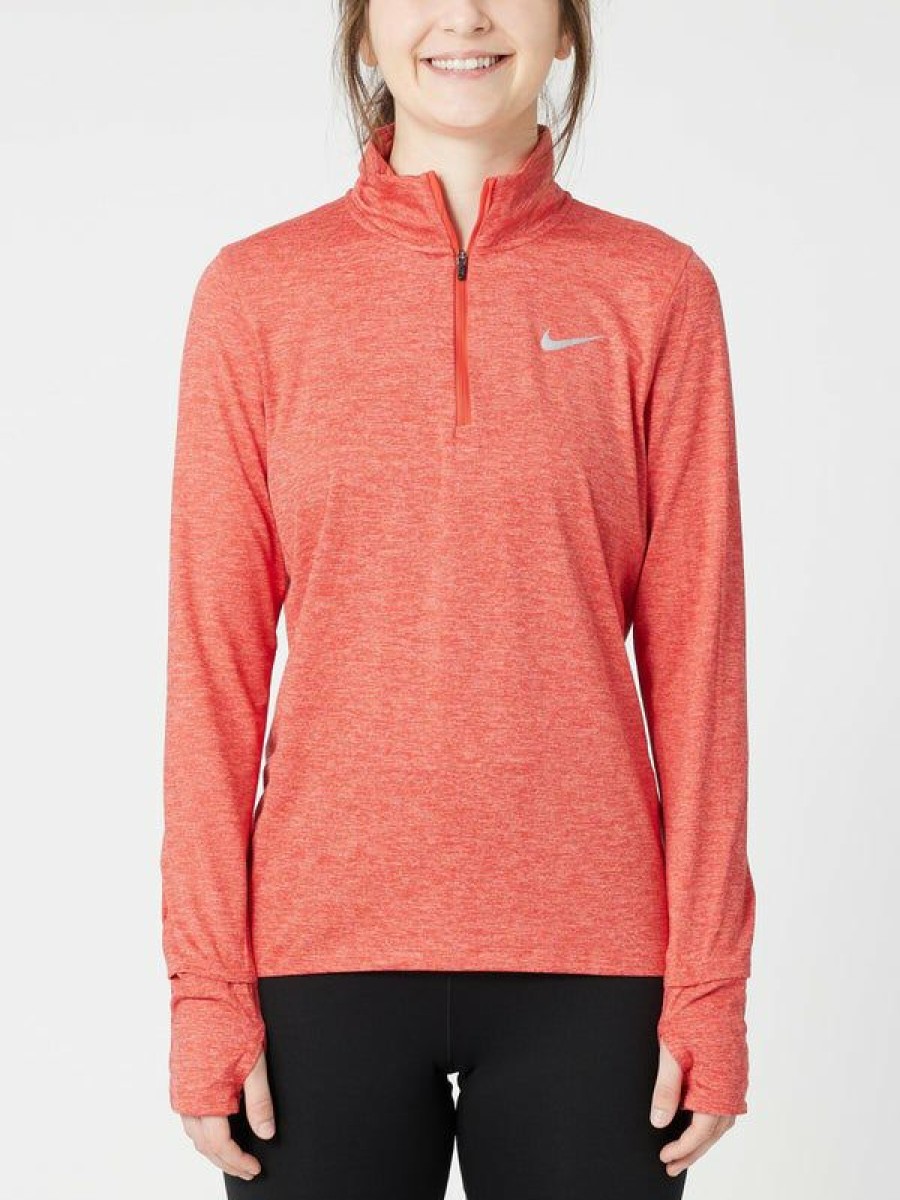 Long Sleeve Hoodies & Zips * | Nike Women'S Fall Dri-Fit Element Half-Zip Crazy Deals