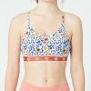 Running Sports Bras * | Rabbit Fall Strappy Pocket Bra Egret Wildflower Quick Delivery