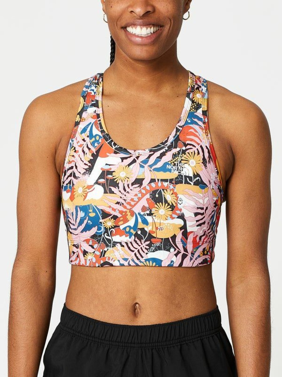 Running Sports Bras * | The North Face Spring Printed Midline Bra High Quality