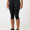 Capris Tights & Pants * | Nike Women'S Dri-Fit Go High Rise Capri Tight Black Discount Online