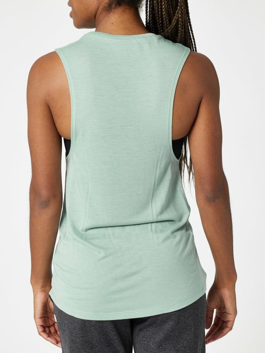 Tanks And Singlets * | Vuori Women'S The Rise The Shine Tank Dusty Pine Lower Price