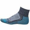 Socks * | Balega Blister Resist Quarter Socks Grey/Blue Fire Sale