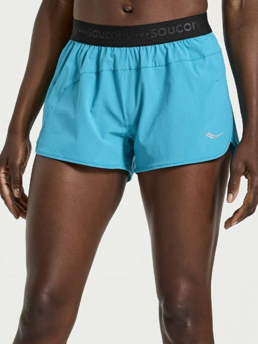 Shorts & Skirts * | Saucony Women'S Fall Outpace 2.5 Short Quick Delivery