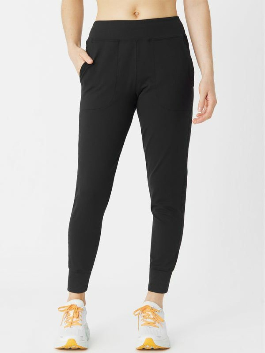 Capris Tights & Pants * | Rabbit Women'S Core Jogalongs Black Special