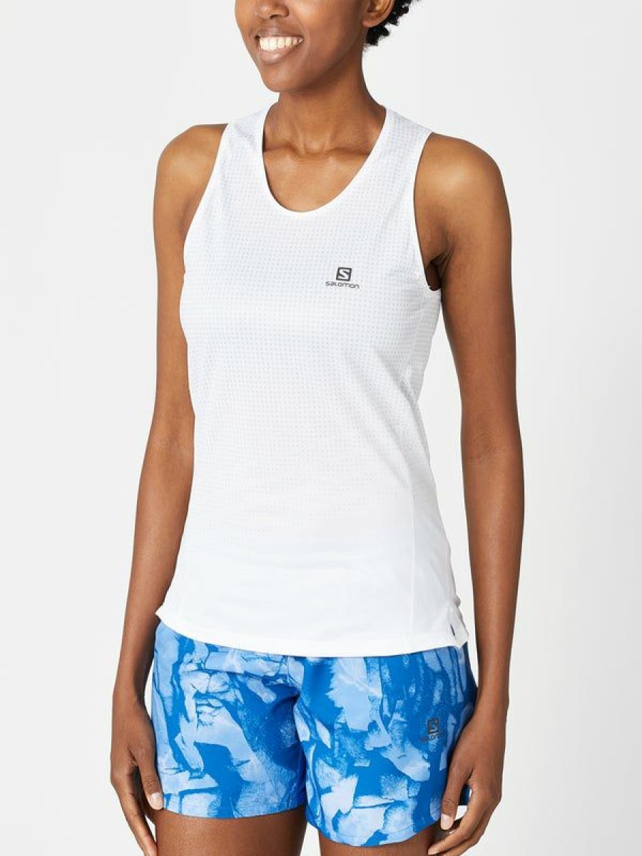 Tanks And Singlets * | Salomon Women'S Sense Aero Tank High Quality