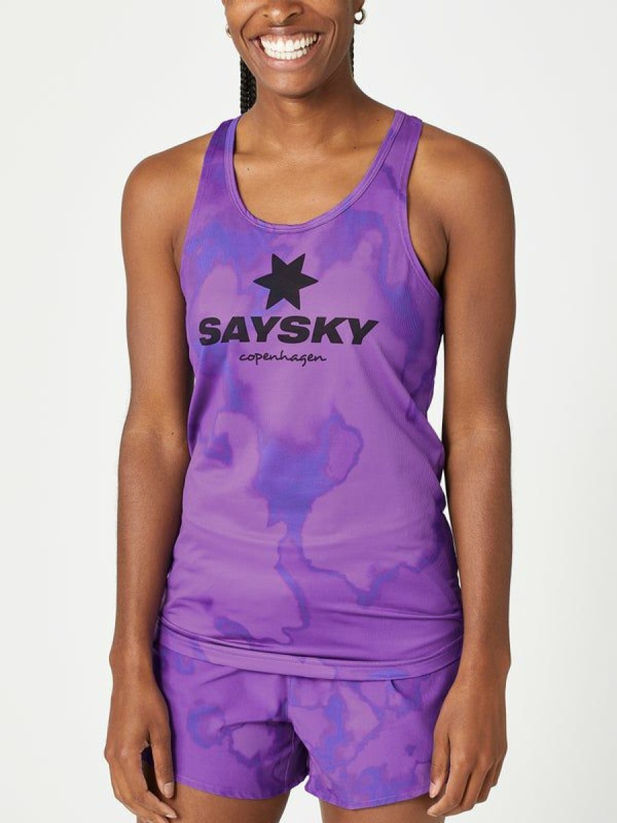 Tanks And Singlets * | Saysky Women'S Classic Combat Singlet Purple Toxicity Discount Store