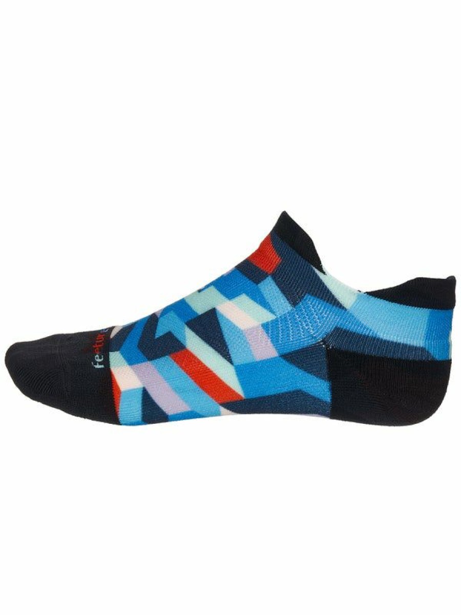 Socks * | Feetures Elite Light Cushion No Show Tab Sock Geo Pr High Quality