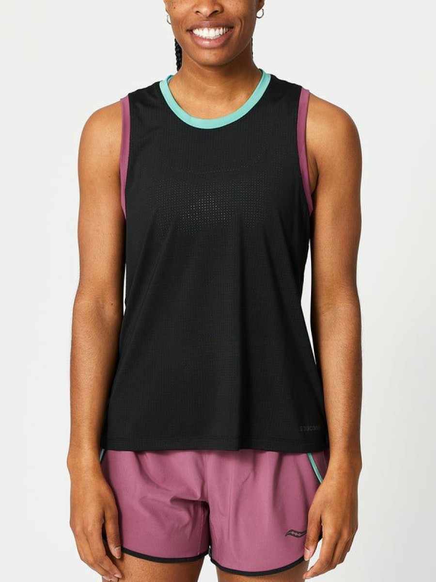 Tanks And Singlets * | Saucony Women'S Spring Dash Tank Quick Delivery