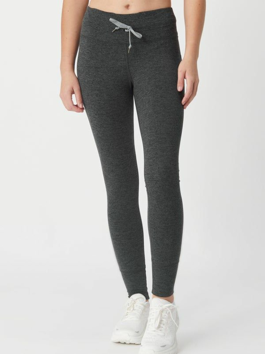 Capris Tights & Pants * | Rabbit Women'S Ez Tight Black Charcoal Discount Online