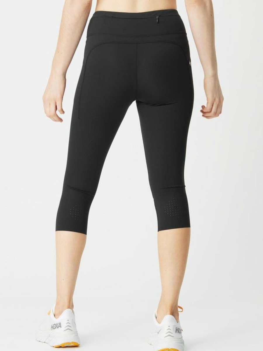 Capris Tights & Pants * | Rabbit Women'S Core Speed Capris Black With Discount