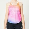 Tanks And Singlets * | New Balance Women'S Spring Printed Accelerate Tank High Quality