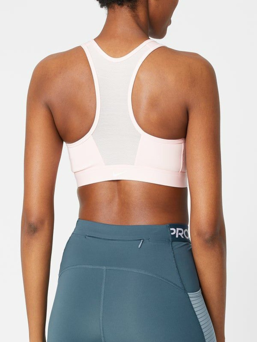 Running Sports Bras * | Nike Women'S Summer Swoosh Zip Front Bra High Quality