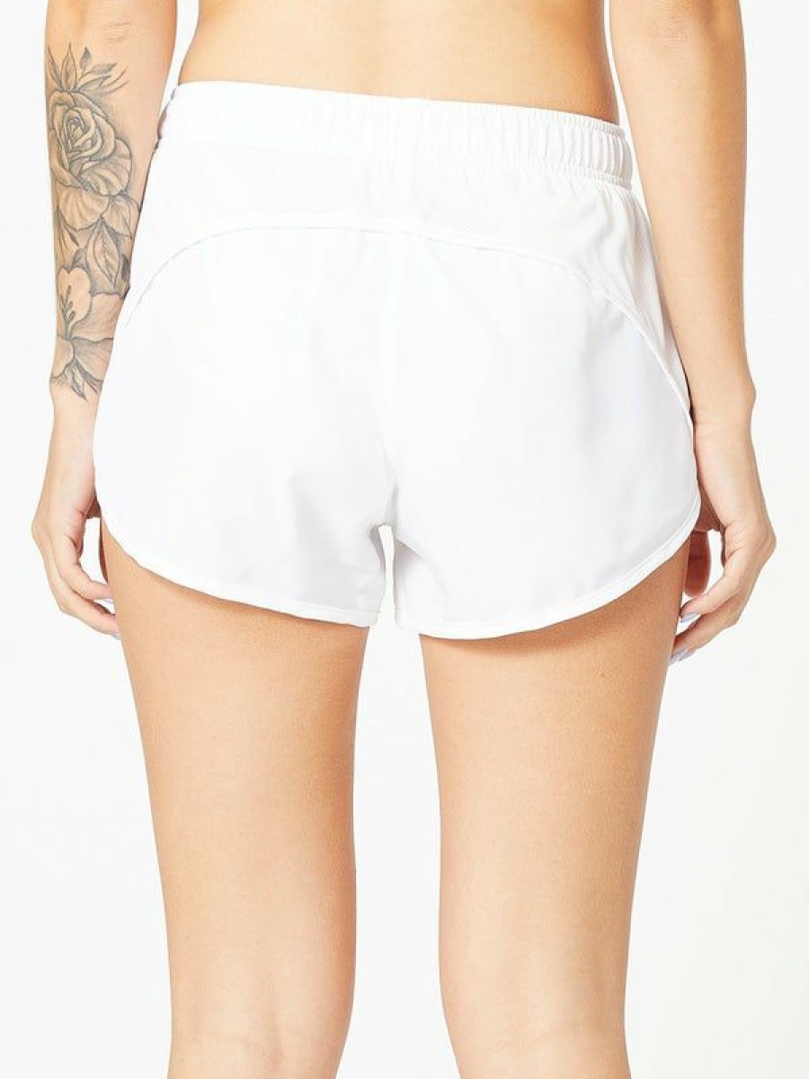 Shorts & Skirts * | Nike Women'S Core Dri-Fit Tempo Race Short White Special