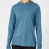 Long Sleeve Hoodies & Zips * | Patagonia Women'S Fall Capilene Cool Daily Hoodie Wavy Clearance Sale