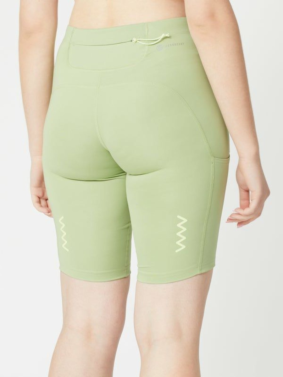 Shorts & Skirts * | Adidas Women'S Summer Run Fast Bike Tight Lime Shoping