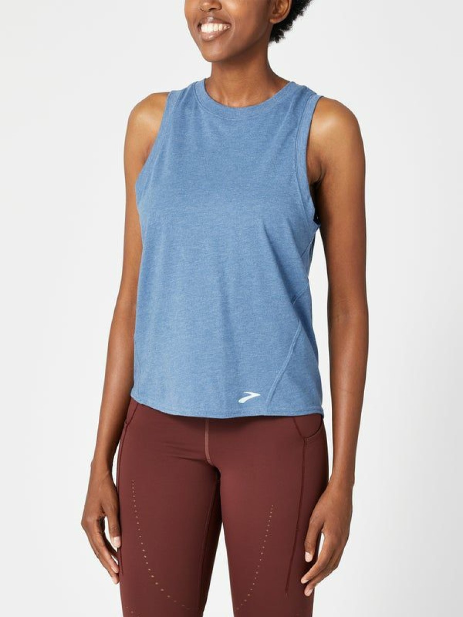 Tanks And Singlets * | Brooks Women'S Fall Distance Tank Cheaper