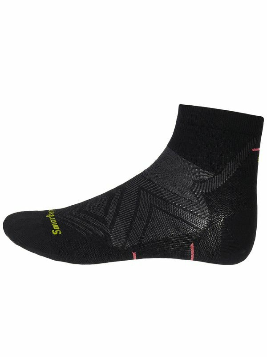 Socks * | Smartwool Women'S Run Zero Cushion Ankle Socks Black Best Sellers