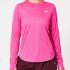 Long Sleeve Hoodies & Zips * | New Balance Women'S Core Accelerate Long Sleeve Discount Store