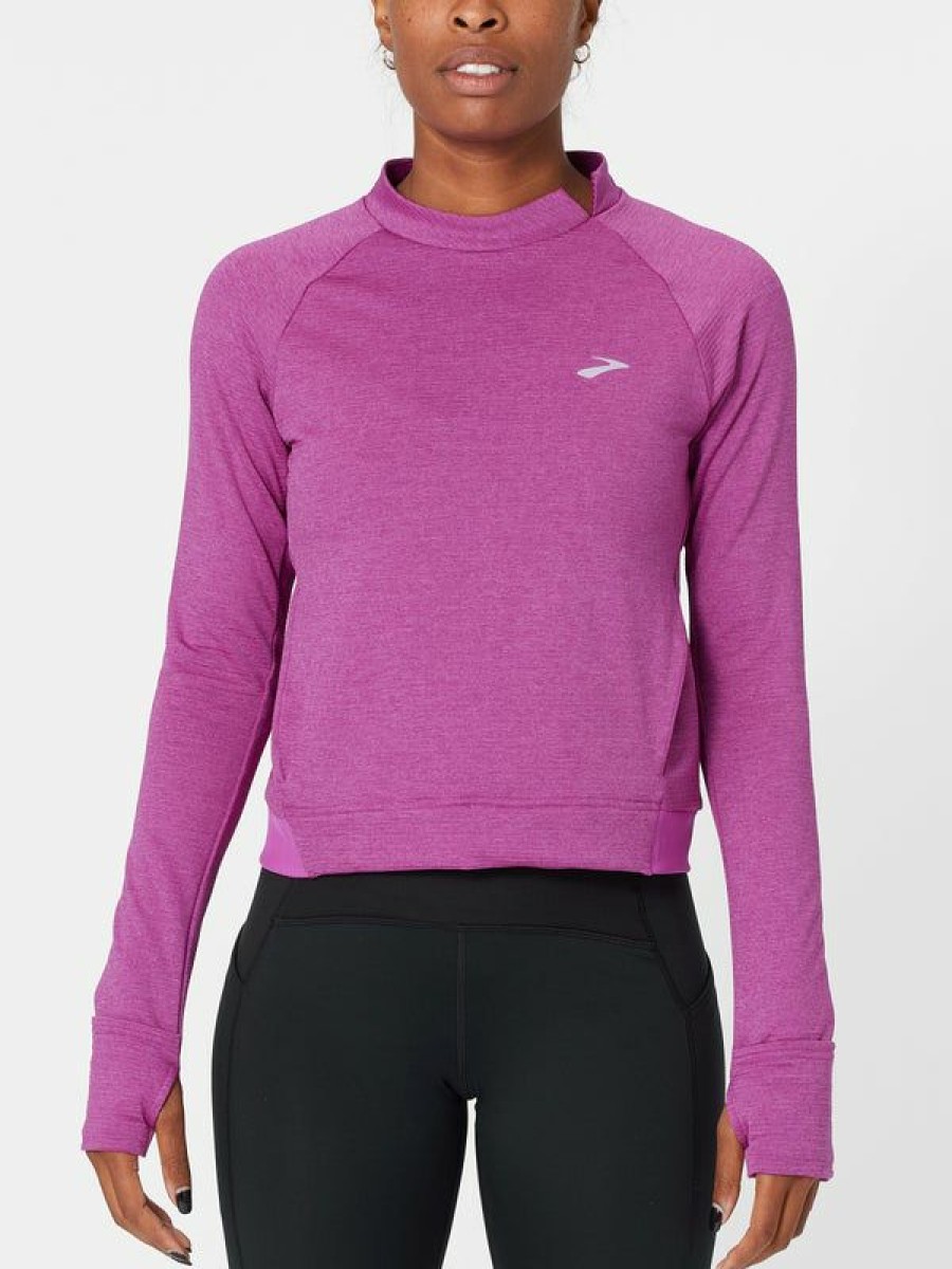 Long Sleeve Hoodies & Zips * | Brooks Women'S Fall Notch Thermal Long Sleeve Quick Delivery