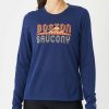 Long Sleeve Hoodies & Zips * | Saucony Women'S Fall Stopwatch Graphic Long Sleeve Soda Best Sellers