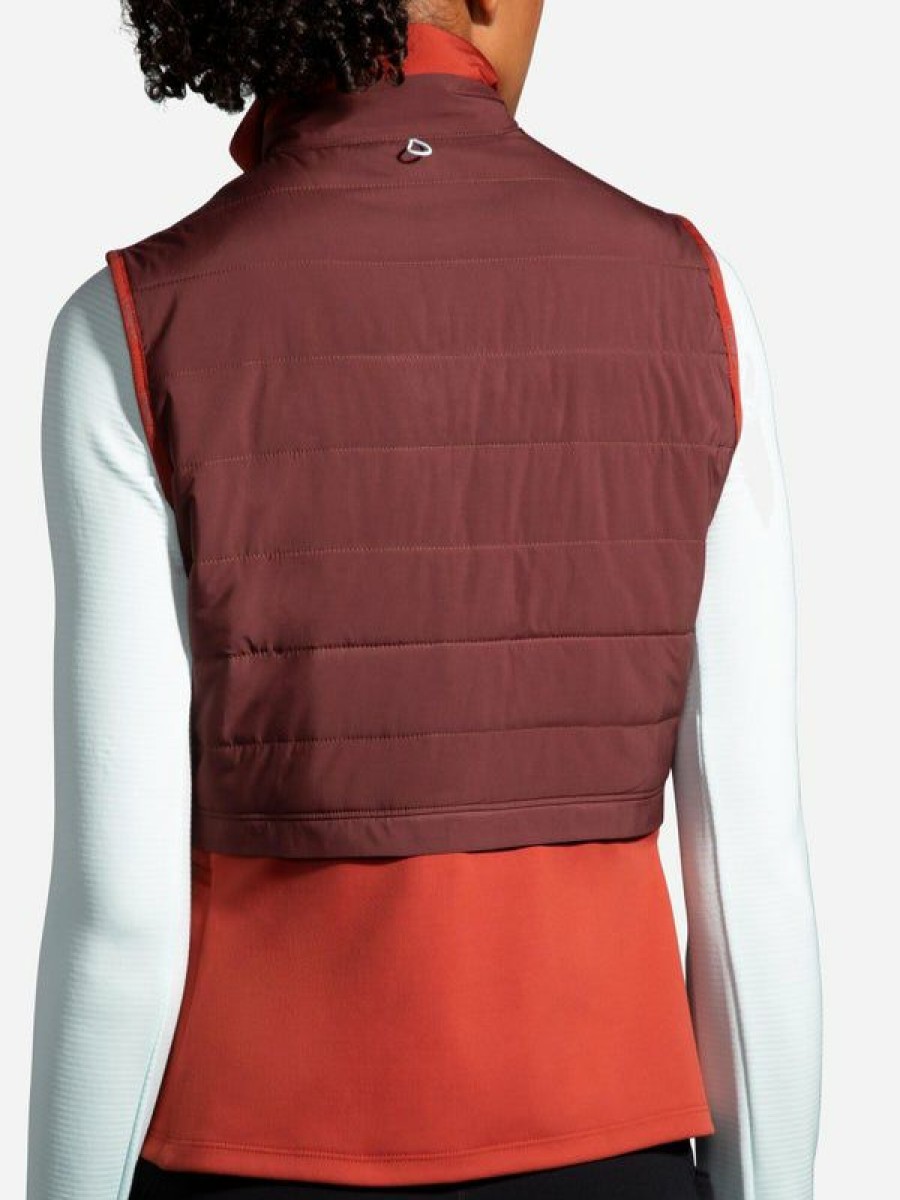 Jackets & Vests * | Brooks Women'S Fall Shield Hybrid Vest 2.0 Promotions