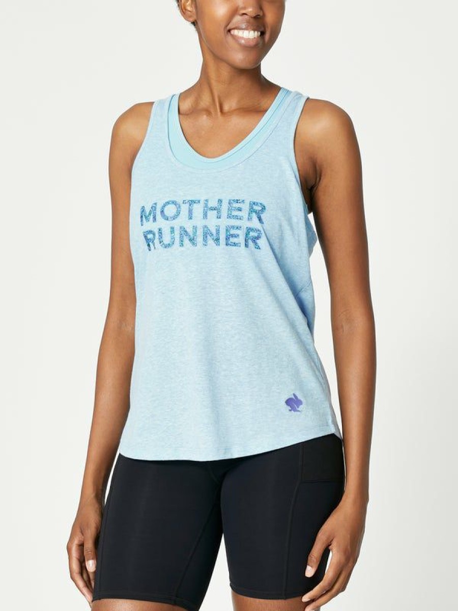 Tanks And Singlets * | Rabbit Women'S Mother Runner Remix Tank Sales