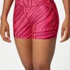 Shorts & Skirts * | Under Armour Women'S Heatgear Midrise Aop Short Pink Lower Price