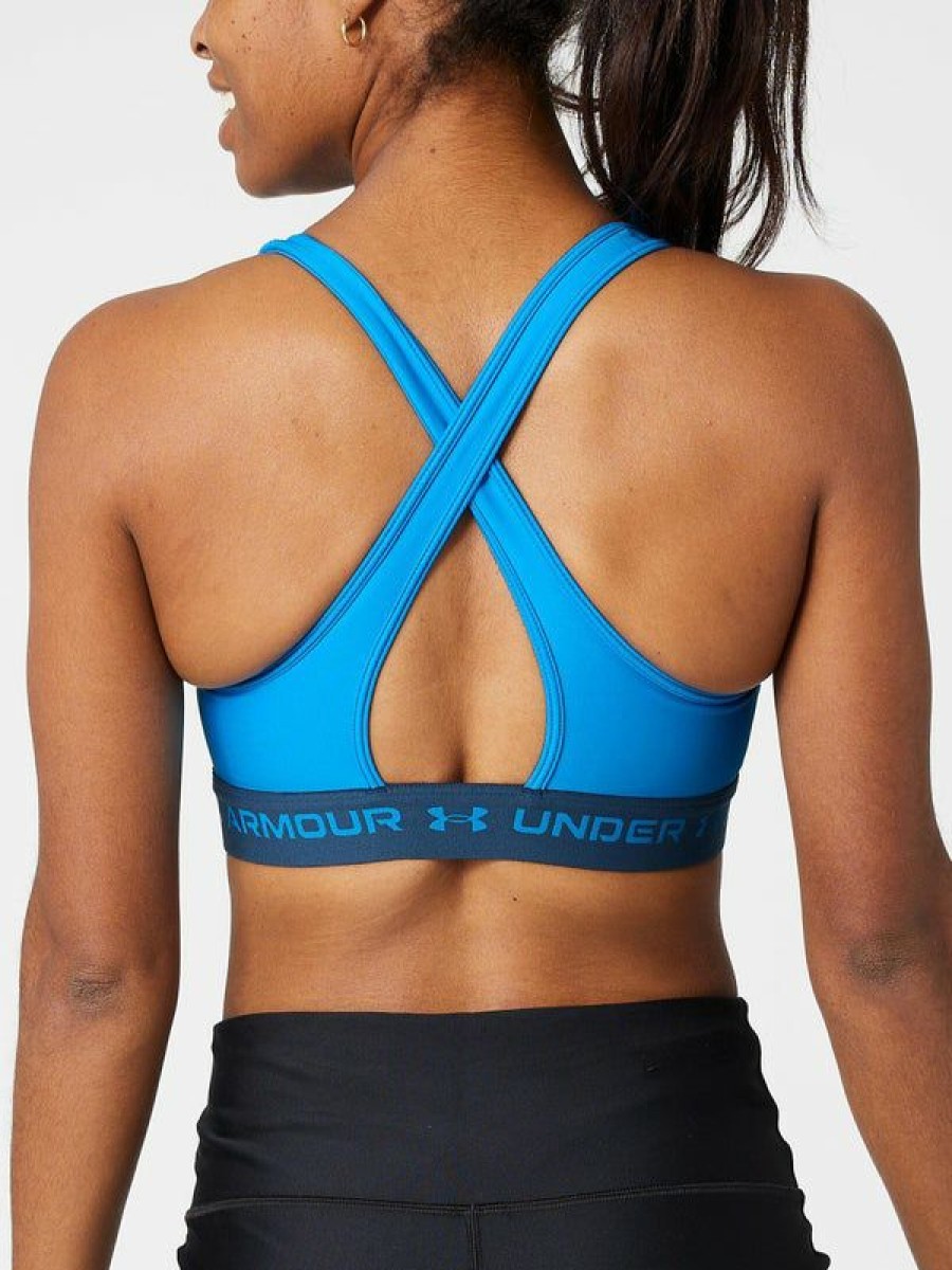 Running Sports Bras * | Under Armour Crossback Mid Bra High Quality