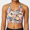 Running Sports Bras * | The North Face Spring Printed Midline Bra Clearance Sale